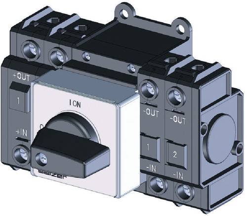 Sälzer D242-84200-026M1 Lasttrennschalter Gleichspannung 20A 1000V 1 x 90° Schwarz 1St. von Sälzer