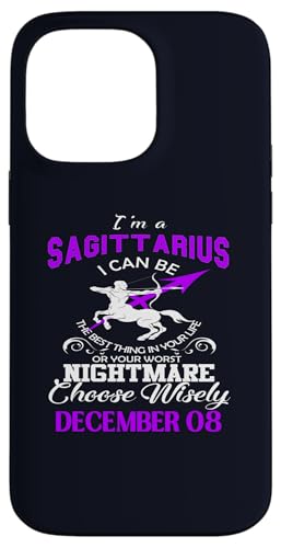 Hülle für iPhone 14 Pro Max Sternzeichen Sternzeichen Sternzeichen Schütze 08. Dezember von Sagittarius Zodiac Shirt Horoscope Birthday Gift