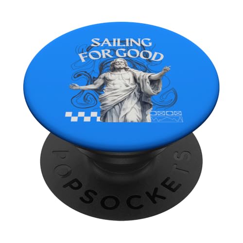 Sailing For Good, Griechische Statue PopSockets Klebender PopGrip von Sailing Stuff