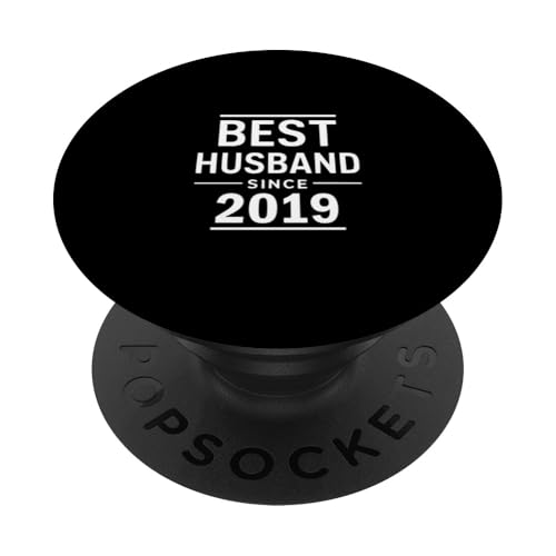 Bester Ehemann seit 2019 | 5. Hochzeitstag 5 Jahre PopSockets mit austauschbarem PopGrip von Sailor Nostalgia Gifts