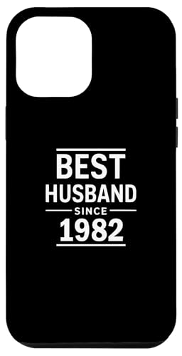 Hülle für iPhone 13 Pro Max Bester Ehemann seit 1982 | Hochzeitstag | Hochzeit von Sailor Nostalgia Gifts