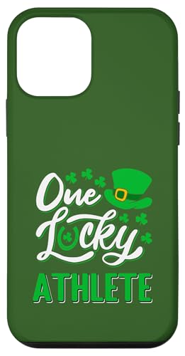 Lustiger Spruch "One Lucky Athlete", St. Patrick's Day Grafik Hülle für iPhone 12 mini von Saint Patrick's Day Saying Lucky Clovers Design