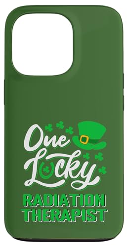 One Lucky Radiation Therapist Lustiger Spruch St. Patrick's Day Hülle für iPhone 13 Pro von Saint Patrick's Day Saying Lucky Clovers Design