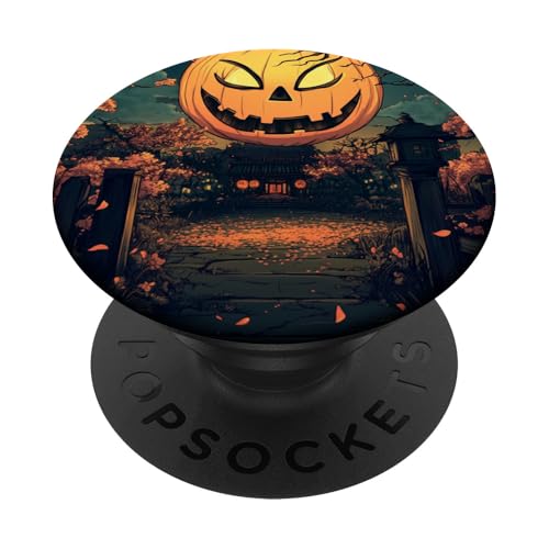 Unheimliche Nachteinbruch: Sakura's Haunted Trail PopSockets mit austauschbarem PopGrip von Sakura Lantern Shadows