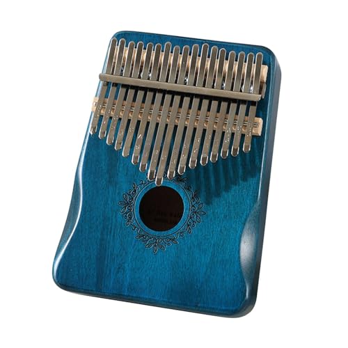 Kalimba, 17-Noten-Daumenklavier, Daumenklavier für Erwachsene, Finger-Daumenklavier mit Starker Durchschlagskraft für Musikliebhaber und Anfänger (Königsblau) von Saluaqui