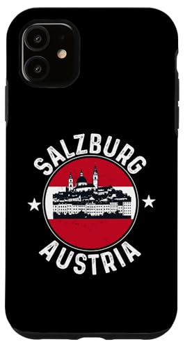 Hülle für iPhone 11 Salzburg Österreich Souvenir Männer Frauen Erinnerung Österreich Flagge von Salzburg Austria Souvenir Travel Men Women