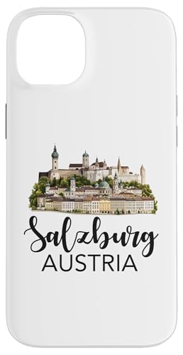 Hülle für iPhone 14 Plus Salzburg Österreich Souvenir Männer Frauen Erinnerung Retro Urlaub von Salzburg Austria Souvenir Travel Men Women