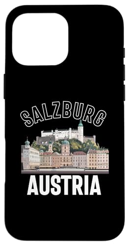 Hülle für iPhone 16 Pro Max Salzburg Österreich Souvenir Männer Frauen Erinnerung Retro Urlaub von Salzburg Austria Souvenir Travel Men Women