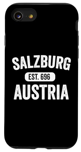 Hülle für iPhone SE (2020) / 7 / 8 Salzburg Österreich Souvenir Männer Frauen Erinnerung Retro Urlaub von Salzburg Austria Souvenir Travel Men Women