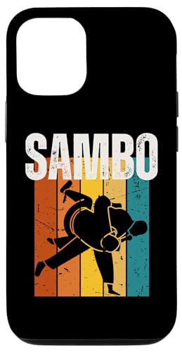 Hülle für iPhone 12/12 Pro Sambo Vintage Retro 70er Jahre Design Funny Sambo von Sambo Enthusiasts Martial Arts Passion