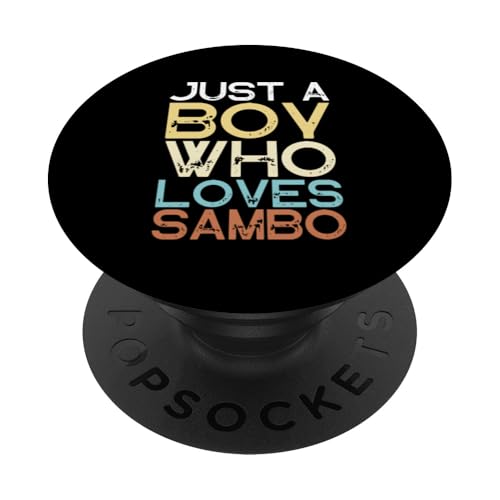 Sambo Nur ein Junge, der Sambo liebt PopSockets Klebender PopGrip von Sambo Enthusiasts Martial Arts Passion