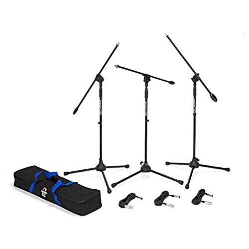 Samson BL3VP Pack mit 3 Füßen für Mikrofonständer / -Dreifuß-Ständer, Schwarz von Samson