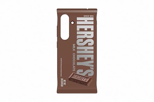 Designed for Samsung SBS Hershey's Milk Chocolate Snack Case für Galaxy S25, Handy-Hülle im ikonischen Schokoladentafel-Design, Stoßschutz, Brown von Samsung