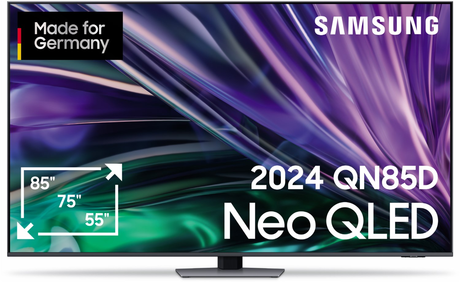 GQ65QN85DBT 163 cm (65") Neo QLED-TV Strahlendes Silber / F von Samsung