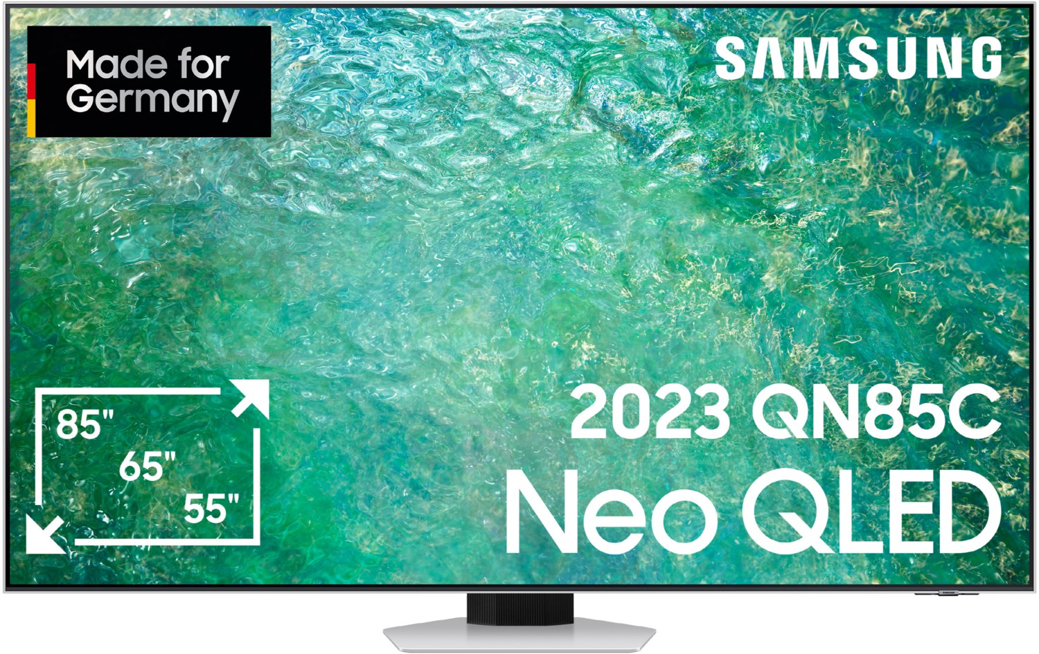 GQ85QN85CAT 214 cm (85") Neo QLED-TV strahlendes silber / E von Samsung