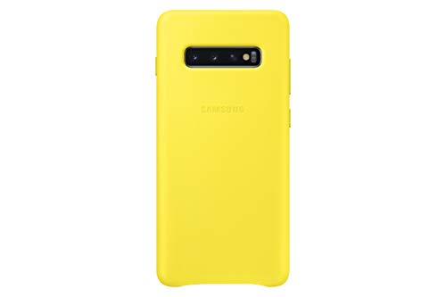 Leather Cover für Galaxy S10 Gelb von Samsung