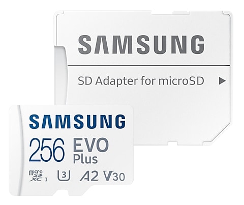 SAMSUNG MicroSDXC-Speicherkarte EVO Plus (2021) 256GB inkl. Adapter von Samsung