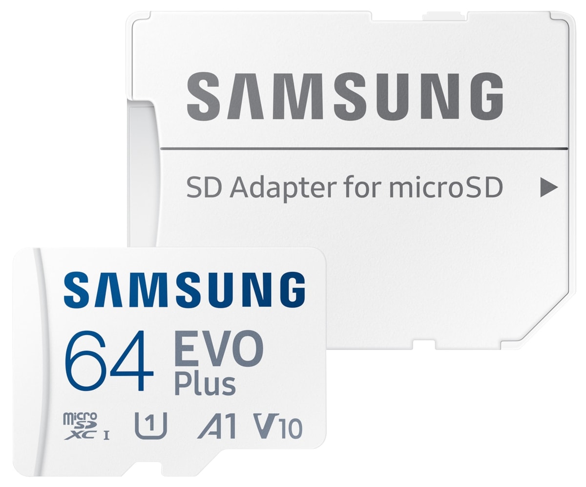 SAMSUNG MicroSDXC-Speicherkarte EVO Plus (2024) 64GB inkl. Adapter von Samsung