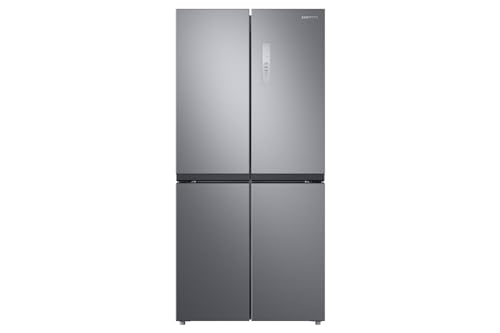 SAMSUNG Kühlschrank mit vier Ports, Slim RF48A400EM9/EF, Total No Frost, Twin Cooling Plus, 20 Jahre digitaler Inverter-Motor, 488 l, BxHxT: 83,3 x 179,3 x 74 cm, Edelstahl von Samsung