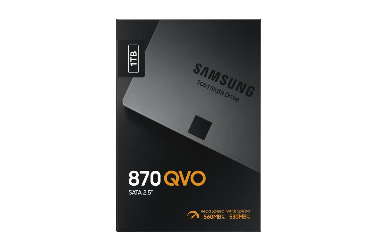 Samsung 870 QVO 1 TB SSD Samsung 870 QVO 1 TB SSD von Samsung