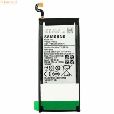 Samsung Akku für Samsung SM-G935F Li-Ion 3,85 Volt 3600 mAh schwarz von Samsung