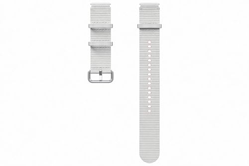 Samsung Athleisure Band (M/L) ET-SOL31 für die Galaxy Watch7 | Uhrenarmband, Sport Armband, Original Zubehör, elastisch, langlebig, guter Sitz, Silver von Samsung