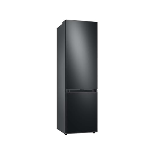 Samsung Bespoke Kühl-Gefrier-Kombination, Kühlschrank mit Gefrierfach, 203 cm, 387 l Gesamtvolumen, 114 l Gefrierteil, AI Energy Mode, Black Steel, RL38C7B5BB1/EG von Samsung