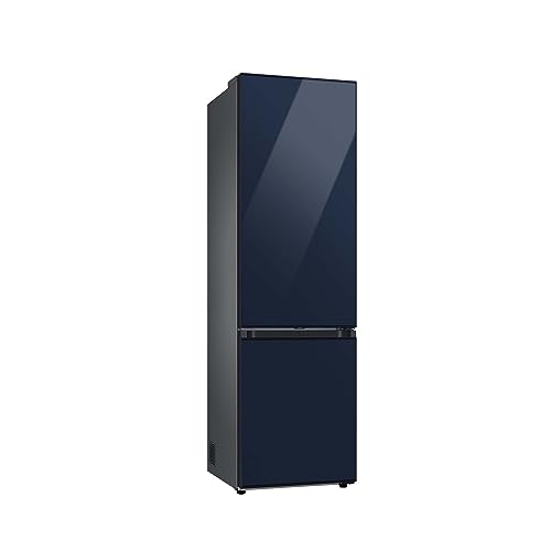 Samsung Bespoke Kühl-Gefrier-Kombination, Kühlschrank mit Gefrierfach, 203 cm, 390 l Gesamtvolumen, 114 l Gefrierteil, AI Energy Mode, Glam Navy, RL38C6B6C41/EG von Samsung