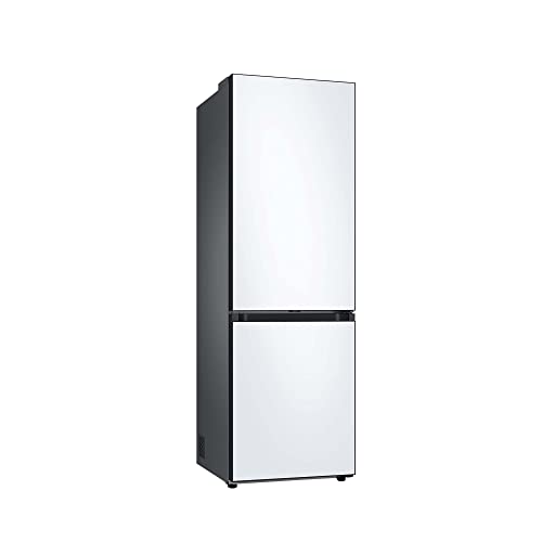 Samsung Bespoke RL34C6B0CWW/EG Kühl-/Gefrierkombination, AI Energy Mode, SpaceMax, No Frost+, 35 dB(A) Geräuschlevel, Digital Inverter Technologie, Snow White, 185 cm, 344 ℓ von Samsung