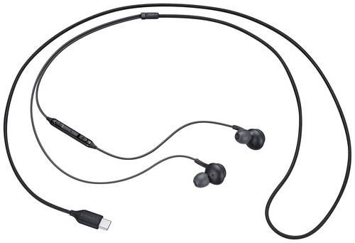 Samsung EO-IC100BBEGEU In Ear Kopfhörer kabelgebunden Stereo Schwarz Lautstärkeregelung, Mikrofon- von Samsung