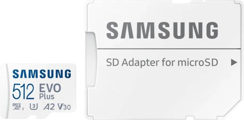 Samsung EVO Plus microSD-Speicherkarte (2024) (inkl. SD Adapter) - 512 GB von Samsung