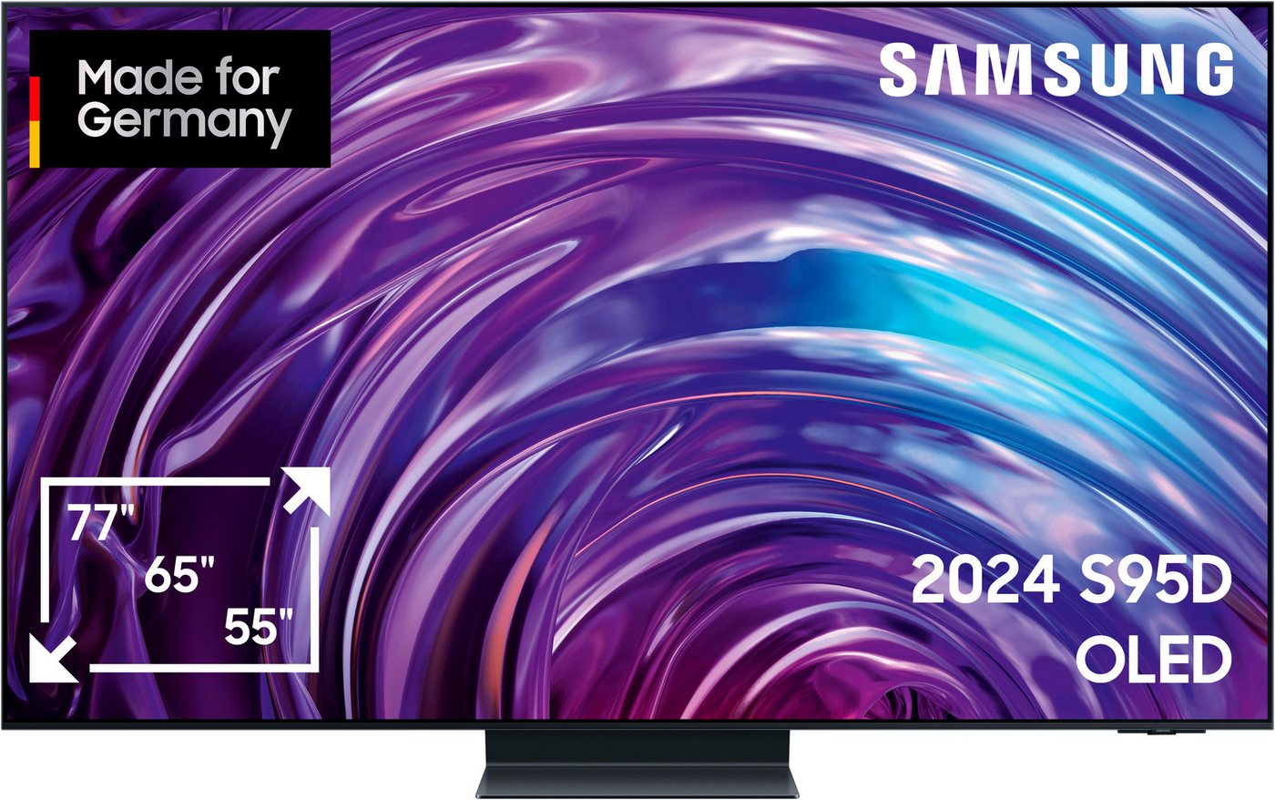 Samsung GQ65S95DAT LED-Fernseher (163 cm/65 Zoll, 4K Ultra HD, Smart-TV, Neural Quantum 4K AI Gen2 Prozessor, bis zu 144Hz) von Samsung