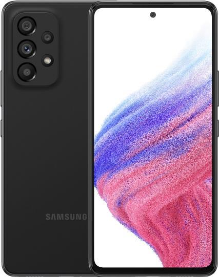 Samsung Galaxy A53 5G - Enterprise Edition - 5G Smartphone - Dual-SIM - RAM 6 GB / Interner Speicher 128 GB, Awesome Black - EU-Version (SM-A536BZKNEEE) von Samsung