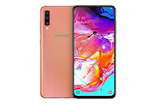 Samsung Galaxy A70 - Smartphone (17.0cm (6,7 Zoll) 128GB interner Speicher, 6GB RAM, Dual Sim, Orange) - Deutsche Version von Samsung