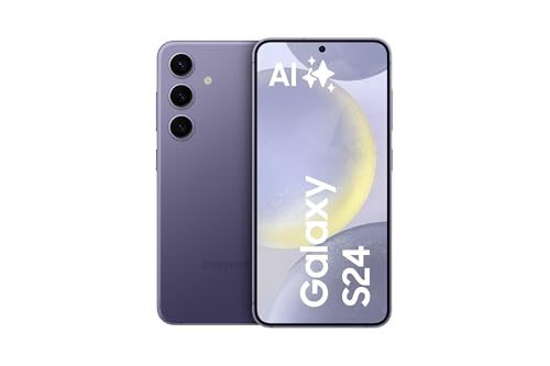 Samsung Galaxy S24 AI Smartphone, Android-Handy ohne Vertrag, 8 GB RAM, 256 GB Speicher, 50-MP-Kamera, Lange Akkulaufzeit, Cobalt Violet, 3 Jahre Herstellergarantie von Samsung