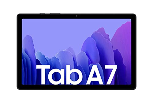 Samsung Galaxy Tab A7, Android Tablet, LTE, 7.040 mAh Akku, 10,4 Zoll TFT Display, vier Lautsprecher, 32 GB/3 GB RAM, Tablet in Dunkelgrau (Generalüberholt) von Samsung
