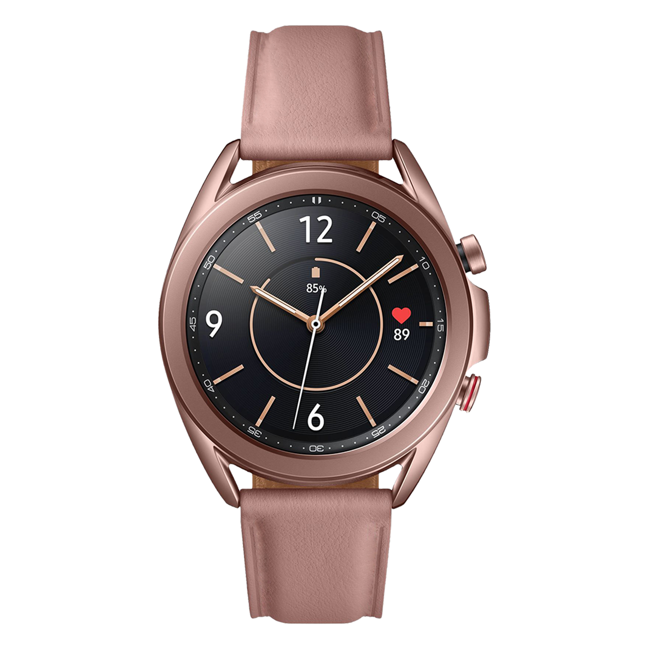 Samsung R855 Galaxy Watch 3 Mystic Bronze Aussteller| Armband ohne Naht | 41mm | LTE 4.0 | Schlaftracking, Herzfrequenztracker & Blutdruckmessung | 56 Std. Akku von Samsung