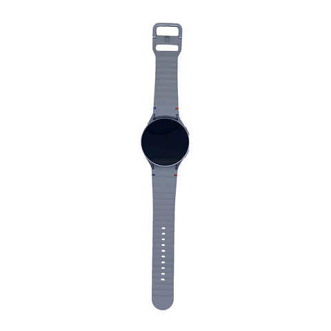 Samsung Galaxy Watch 7 44mm LTE Silikonarmband grau Aluminiumgehäuse silber Samsung Galaxy Watch 7 44mm LTE Silikonarmband grau Aluminiumgehäuse silber von Samsung