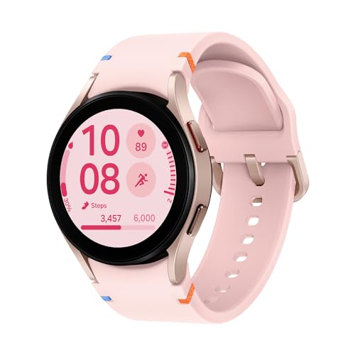 Samsung Galaxy Watch FE, Smartwatch mit Gesundheitsfunktionen, Fitness Tracker, Bluetooth, 40mm, Pink Gold, Inkl. 36 Monate Herstellergarantie (Deutsche Version) von Samsung