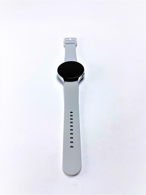 Samsung Galaxy Watch4 40mm LTE Kunststoffarmband weiß Alumiumgehäuse silber von Samsung