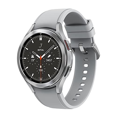 Samsung Galaxy Watch4 Classic (Stainless Steel, LTE, 46 mm) Silver inkl. 36 Monate Herstellergarantie, Fitness Tracker[Exkl. bei Amazon] von Samsung