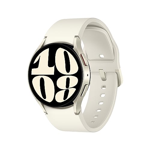 Samsung Galaxy Watch6 Smartwatch, Gesundheitsfunktionen, Fitness Tracker, Bluetooth, 40 mm, Gold, Inkl. 36 Monate Herstellergarantie [Exklusiv bei Amazon] von Samsung