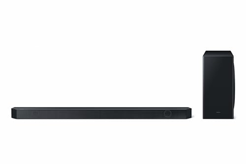 Samsung HW-Q810GD 5.1.2-Kanal Q-Soundbar für TV-Geräte, Bluetooth-Lautsprecher mit kabellosem Dolby Atmos / DTS:X, Q-Symphony, SpaceFit Sound Pro [2024] von Samsung