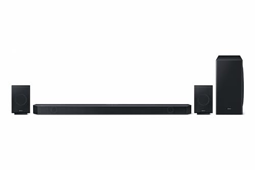 Samsung HW-Q935GD 9.1.4-Kanal Q-Soundbar für TV-Geräte, 2.0.2-Kanal-Rücklautsprecher, Bluetooth-Lautsprecher mit kabellosem Dolby Atmos / DTS:X, Q-Symphony [2024] von Samsung