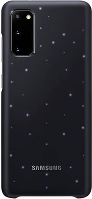 Samsung LED Back Cover EF-KG980 - Hintere Abdeckung für Mobiltelefon - Schwarz - für Galaxy S20, S20 5G von Samsung