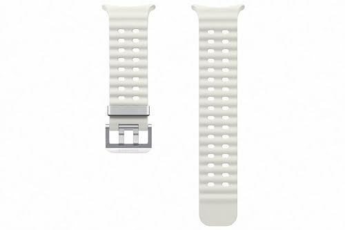 Samsung Marine Armband ET-SNL70 für die Galaxy Watch Ultra | Uhrenarmband, Sport Armband, Original Zubehör, elastisch, langlebig, guter Sitz, wasserbeständig, White von Samsung