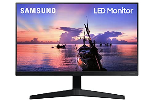 Samsung Monitor F24T352FHR, 24 Zoll, IPS-Panel, Full HD-Auflösung, AMD FreeSync, Reaktionszeit 5 ms, 75 Hz Bildwiederholrate, Dark Blue von Samsung