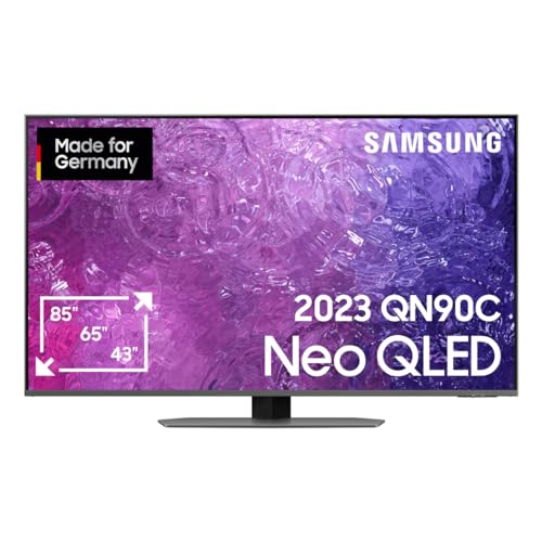 Samsung Neo QLED 4K QN90C 55 Zoll Fernseher (GQ55QN90CATXZG, Deutsches Modell), Neo Quantum HDR+, Neural Quantum Prozessor 4K, Dolby Atmos, Smart TV [2023] von Samsung