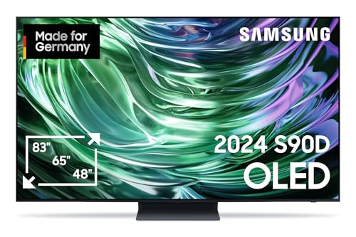 Samsung OLED 4K S90D 77 Zoll (195 cm), UHD Fernseher, TV mit NQ AI Gen2 Prozessor, OLED HDR+, 4K AI Bildverbesserung, Gaming Hub bis 144Hz, Dolby Atmos Sound, OTS Lite, Knox Security, Smart KI TV Samsung OLED 4K S90D 77 Zoll (195 cm), UHD Fernseher, TV mit NQ AI Gen2 Prozessor, OLED HDR+, 4K AI Bildverbesserung, Gaming Hub bis 144Hz, Dolby Atmos Sound, OTS Lite, Knox Security, Smart KI TV von Samsung