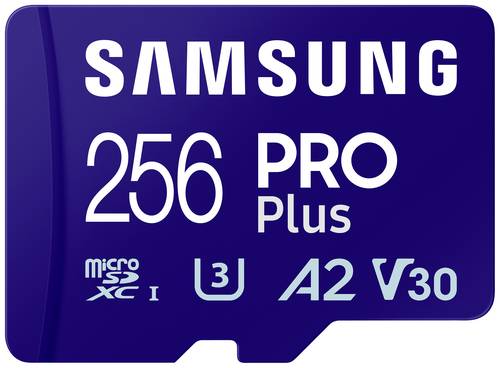 Samsung PRO Plus microSDXC-Karte 256GB A2 Application Performance Class, v30 Video Speed Class, UHS- von Samsung
